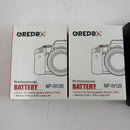 Grepro Dual Charger and Dual Rechargeable NP-W126 Lithium-Ion Battery Set