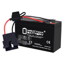 12V Ride-On Toy Battery Pack - 7Ah Replacement Kit with Harness