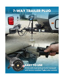 Kohree 7500lbs Electric Trailer Jack Featuring 7 Way Plug and Integrated Level