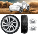 Set of 2 - 33CM/13'' EVA Solid Tires for Power Wheels Ride-On Car Alligator