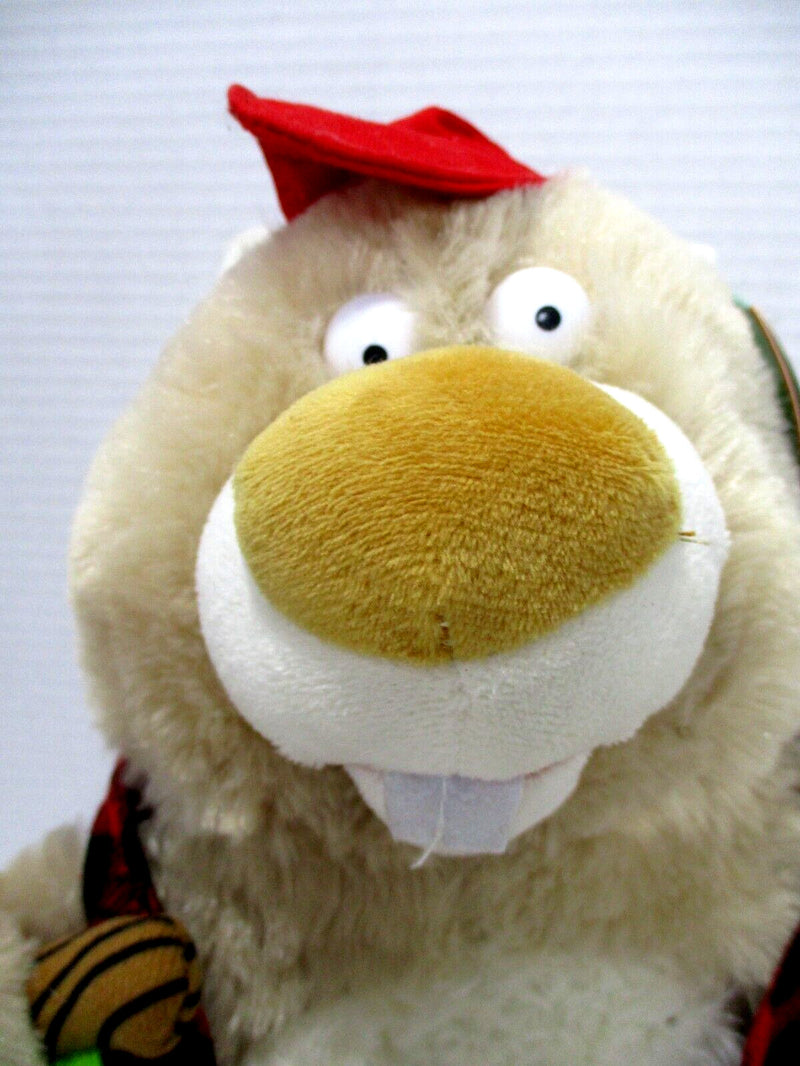 Animated Deluxe Woodchuck Toy 11-Inch Tall Talking with 4 Fun Tongue Twisters
