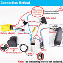 24V Power Wheels Upgrade Kit with Voltage Safety Features and DC Motor Speed Regulation