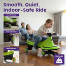 Green Wiggle Twist Ride-On Car for Kids