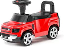 Land Rover Defender 90 Red Push Car with Music and Horn