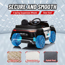 Electric Black SUV Police Car Ride-On for Kids