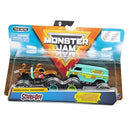 Scooby Doo vs. Mystery Machine 1:64 Scale Die-Cast Monster Trucks