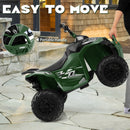 12V Electric Kids ATV with Luminous Headlights and Integrated Music - Green