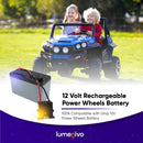 12V Battery for Gray Power Wheels - Single Pack