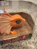 Zuru Robo Alive Interactive Robotic Frilled Neck Lizard Toy for Kids - Orange and Blue