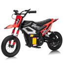24V 250W Electric Dirt Bike for Big Kids - Mini Motorcycle Ride-On