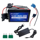 12V 20Ah LiFePO4 Rechargeable Battery with Over 2000 Deep Cycle Capability