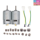 Pair of RS555 35000RPM Electric Motors for Power Wheel Enhancement, 24 Volt