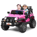 Pink Electric 2-Seater Ride-On Truck - 12V Battery Powered Toy Vehicle