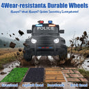 12V Electric Police Car for Kids with Parental Control