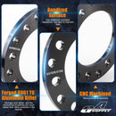 Black 12mm (1/2") Thick 8 Lug Universal Wheel Spacers for F250 - Set of 2