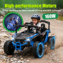 24V Children’s UTV with Remote Control, Bluetooth Audio, and 4-Wheel Suspension