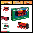 Vibrant Red Electric Toy Train - Motorized Engine with Lights and Sounds