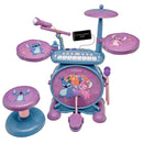 Lexibook Interactive Light-Up Electronic Drum Kit with Keyboard and Cymbals