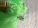 Westminster 1998 Animated Green Plush Pig Toy - Mr. Bacon with Sound
