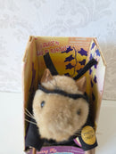 Retro Gemmy Kung Fu Hamster Plush Animated Dance and Sing Toy with Original Packaging