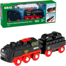 Interactive Steam-Powered Train with Lights for Imaginative Play