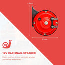Dual High-Volume 12V Train Horns for Cars, Motorcycles, Trucks, and Boats