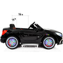 Kids Ride-On Remote Control Car with MP4 Screen LED Wheels Licensed Mercedes-Benz Various Colors