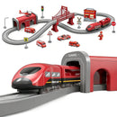 104-Piece Electric Train Set with Tracks for Kids Aged 3-7