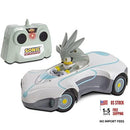 Sonic Racing RC Silver Vehicle - NKOK (682), 1:28 Scale 2.4GHz Remote Control