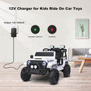 12V Power Adapter for Children’s Ride-On SUV Toys - Compatible with Kid Trax and Dynacraft