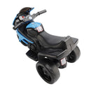 Blue 3-Wheel 6V Electric Motorcycle Toy for Kids with Remote Control and LED Lights🏍️