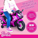 Barbie 6V Electric Motorcycle for Kids Ages 3 and Up - Mattel