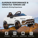 Lamborghini Urus 12V Electric Ride-On Truck for Kids - White 4-Wheel Toy