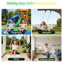 Durable Green Kids Swing Seat for Weathers and 264lbs Capacity