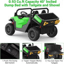 24V 4WD Electric Dump Truck with Remote Control for Kids Ages 3 and Up