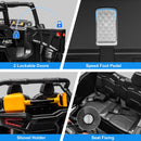 Blue 24V Electric 2-Seater Kids Ride-On Truck with Remote Control and 4WD