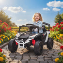 12V Electric UTV Truck for Kids with Remote Control and Rear Suspension, White