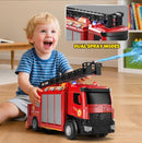 Rotating Fire Truck Playset for Boys Aged 3 to 5
