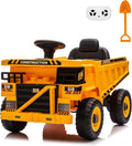 12V Battery Operated Electric Dump Truck Ride-On Toy for Kids