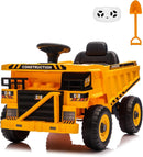 12V Battery Operated Electric Dump Truck Ride-On Toy for Kids