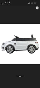 Land Rover Range Rover Sport SVR Electric Ride-On Car in White for Kids Ages 3-7