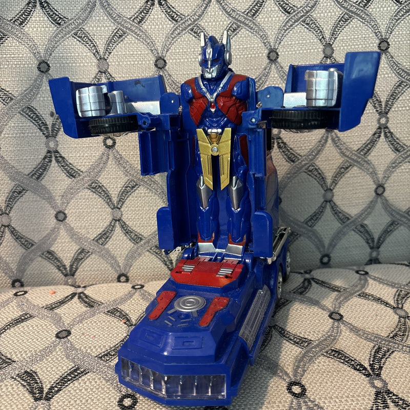 Battery Operated Transformable Car with Lights and Sounds