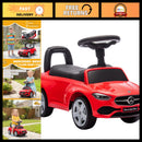 Mercedes-Benz C-Class Ride-On Car for Kids, Red, Ages 18-36 Months