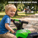 Kids Electric Quad Bike with Music for Ages 3-5 - Green