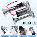12V Vehicle Air Horn System with Compressor and Activation Button