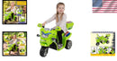Kids' 3-Wheel Electric Motorcycle with 6V Battery in Green