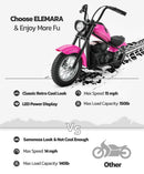 ELEMARA 24V Electric Dirt Bike for Big Kids - 15 mph Speed and 150 lb Capacity