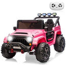 Pink 24V 2-Passenger Electric 4x4 Ride-On Truck with Remote Control