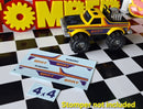 💦 Waterslide Decals for Yellow Subaru Brat Schaper Stomper 4x4 Truck