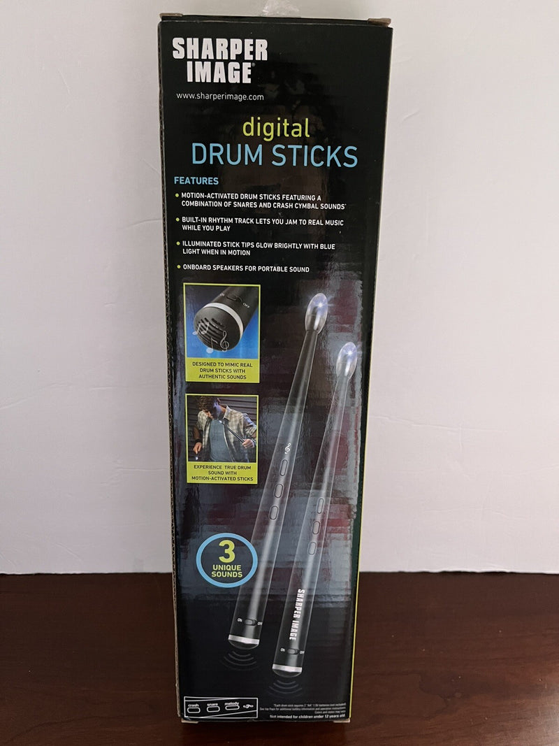 Digital Drum Sticks with Sharper Image Technology, Ideal Christmas Gift for Kids
